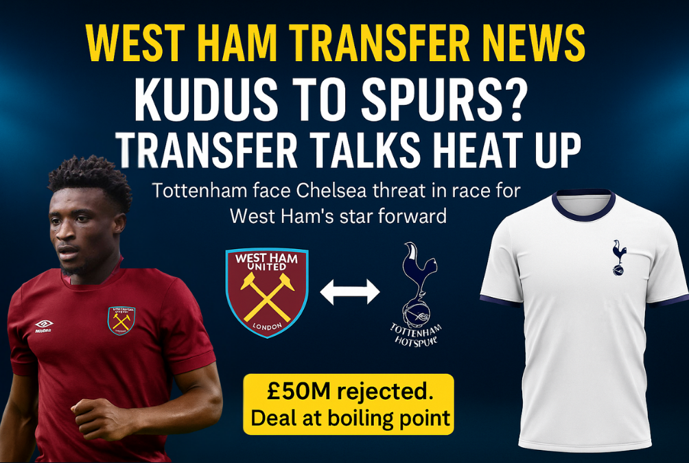 West Ham Transfer News: Kudus in Spotlight as Offers Increase to  £50 million