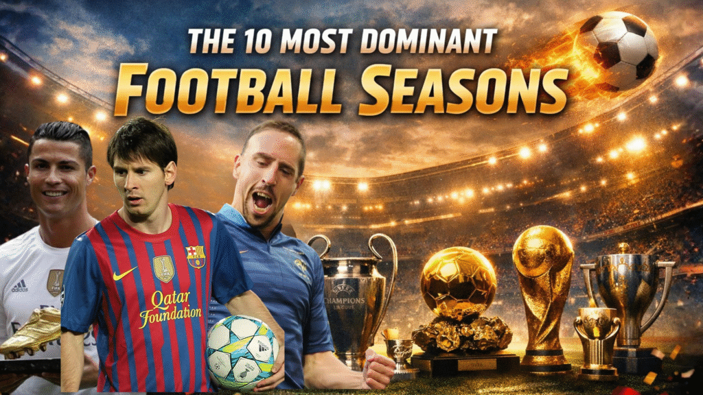 Top 10 most dominant single seasons in football in the modern era