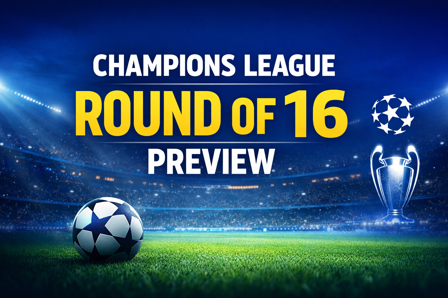 Champions League Round of 16 Preview matches and teams