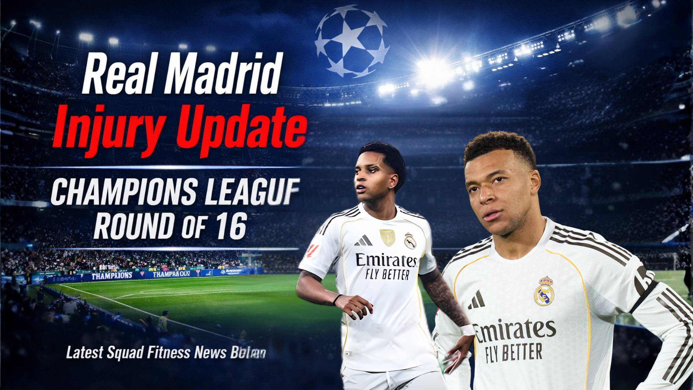 Real Madrid players training ahead of Champions League Round of 16 after latest injury update